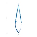 INAMURA pincet, L 10,5 cm, titanium, plat handvat