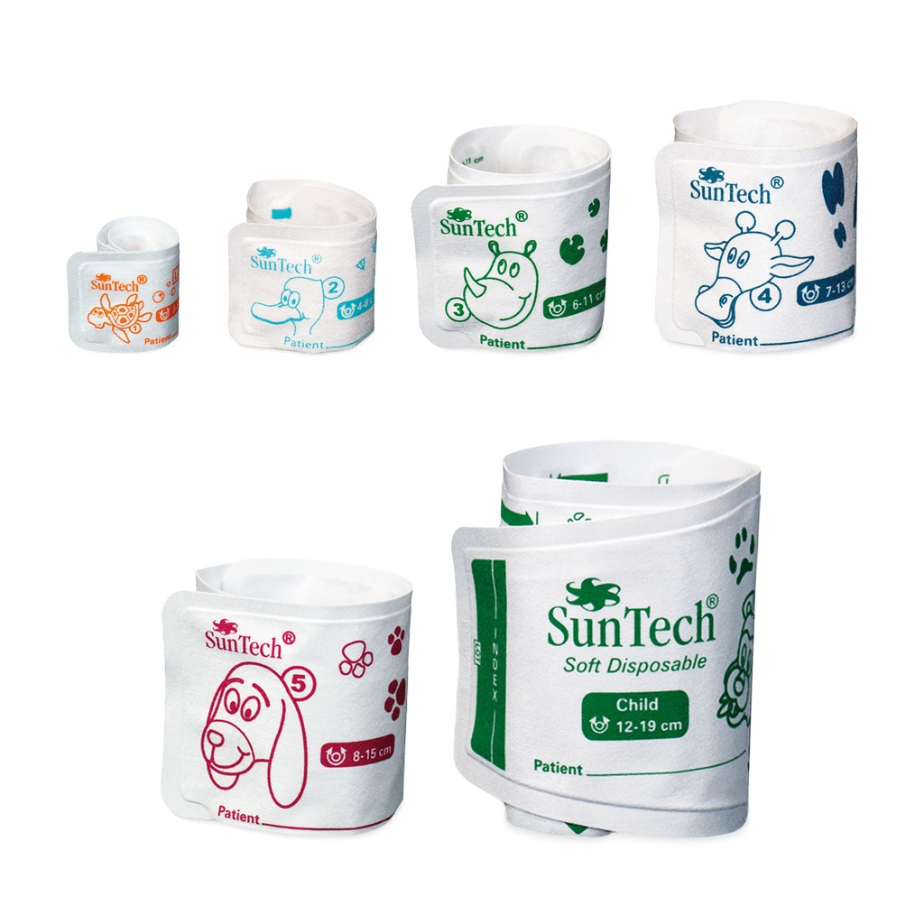 6-delige set manchetten voor SunTech Vet20, Vet25 en Vet30