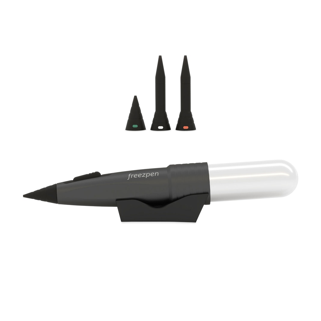 Cryochirurgisch apparaat Freezpen 35G, bevat 4 patronen35g N₂O