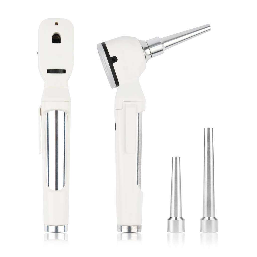 [300120] Eickemeyer POCKET diagnoseset, inclusief veterinaire oftalmoscoop en veterinaire otoscoop, met 3 opzetstukken