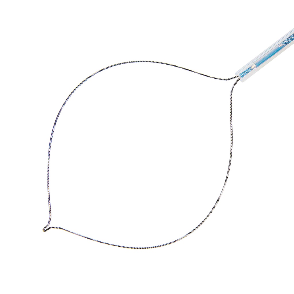 [306421] Poliepectomieklammer met Luer-Lok-verbinding, voor werkkanalen vanaf Ø = 2,8 mm, L = 400 cm, opening 3