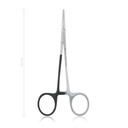 Halstead-Mosquito-arteriële klem voor linkshandigen, 12,5 cm, recht