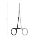 Halstead-Mosquito-arteriële klem voor linkshandigen, 12,5 cm gebogen