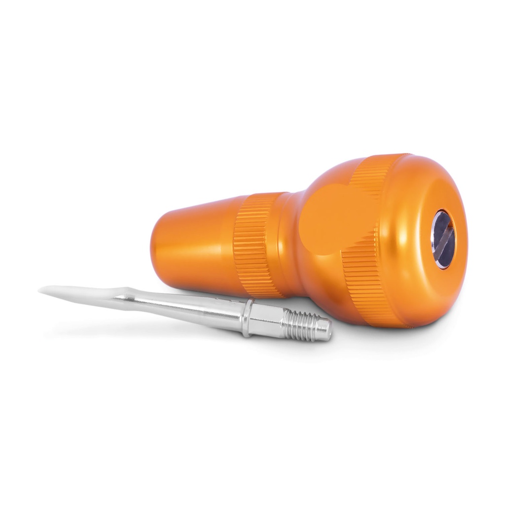 Dentanomic Equine Handle, standaard, handschoenmaat < 7,5, oranje