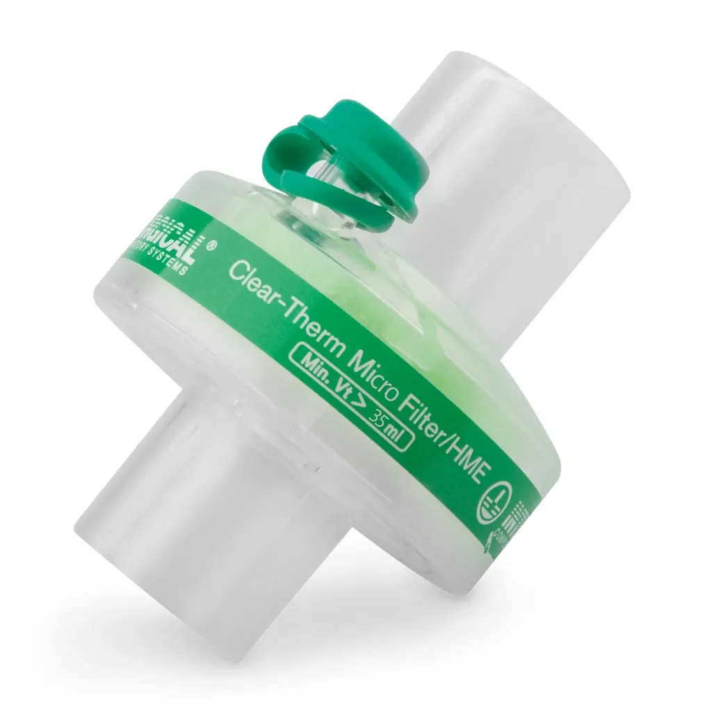 [212737] Bacteriefilter Micro (voor patiënten tot ca. 10 kg) voor aansluiting op een Y-stuk en slangadapter, verpakking van 20 stuks