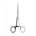 KELLY hemostatische pincet voor linkshandigen, gebogen, 14 cm