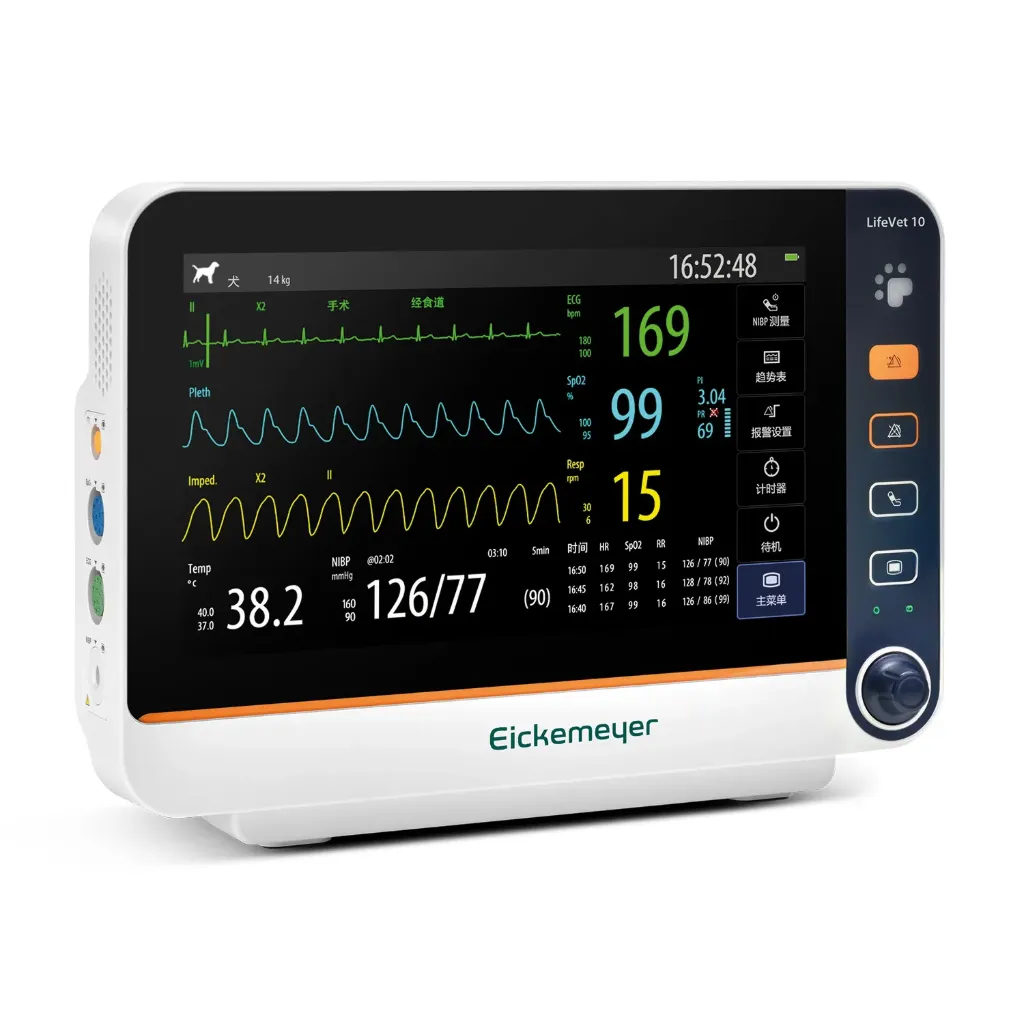 LifeVet 10 Multiparameter Monitor met Touchscreen
