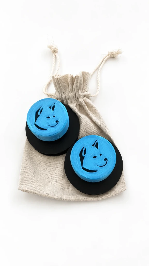 Petholder - fixatiesysteem voor dieren, blauw, set van 2 zuignappen