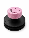Petholder - fixatiesysteem voor dieren, roze, set van 2 zuignappen