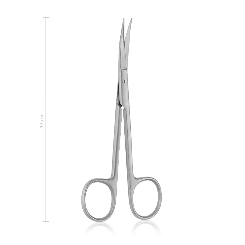 [111113] Schaar GOLDMAN-FOX, 13 cm, gebogen