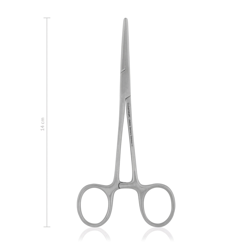 arterieklem Crile, 14 cm, recht  