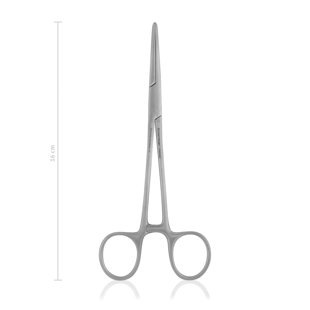arterieklem Crile, 16 cm, recht  