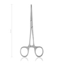 arterieklem Kocher-Ochsner, economy, 16 cm, gebogen, 1x2 tanden 