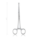 arterieklem Kocher-Ochsner, economy, 18 cm, gebogen, 1x2 tanden 