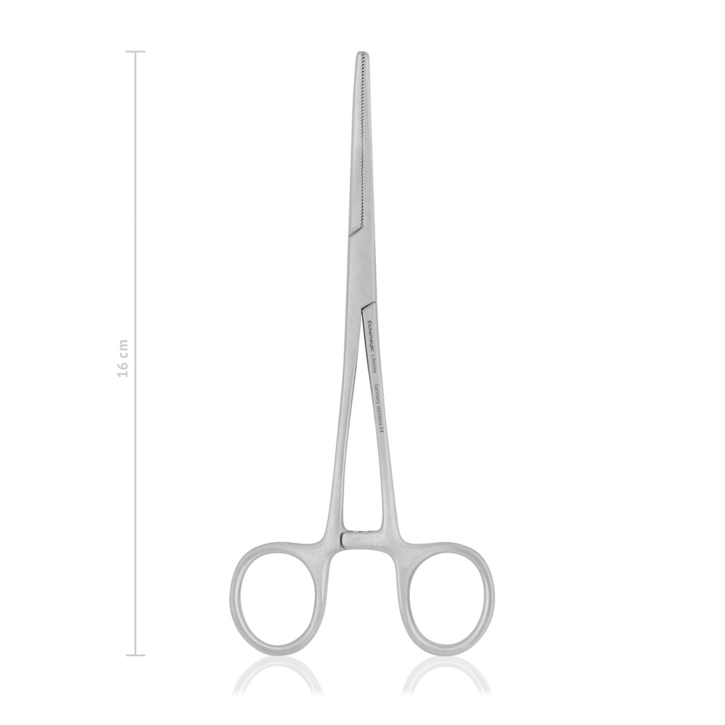 [142316] arterieklem Rochester-Pean, 16 cm, gebogen 