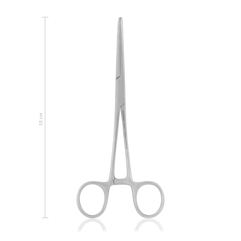 [142318] arterieklem Rochester-Pean, 18 cm, gebogen 