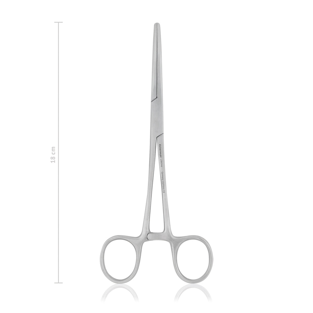 [142218] arterieklem Rochester-Pean, 18 cm, recht  
