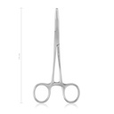 Arterieklem SPENCER WELLS 14 cm, gebogen 