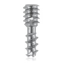 gecannuleerde dubbelcompressieschroef, conisch Ø3 / Ø 4 12 mm titanium kleurgecodeerd, torx niet-steriel