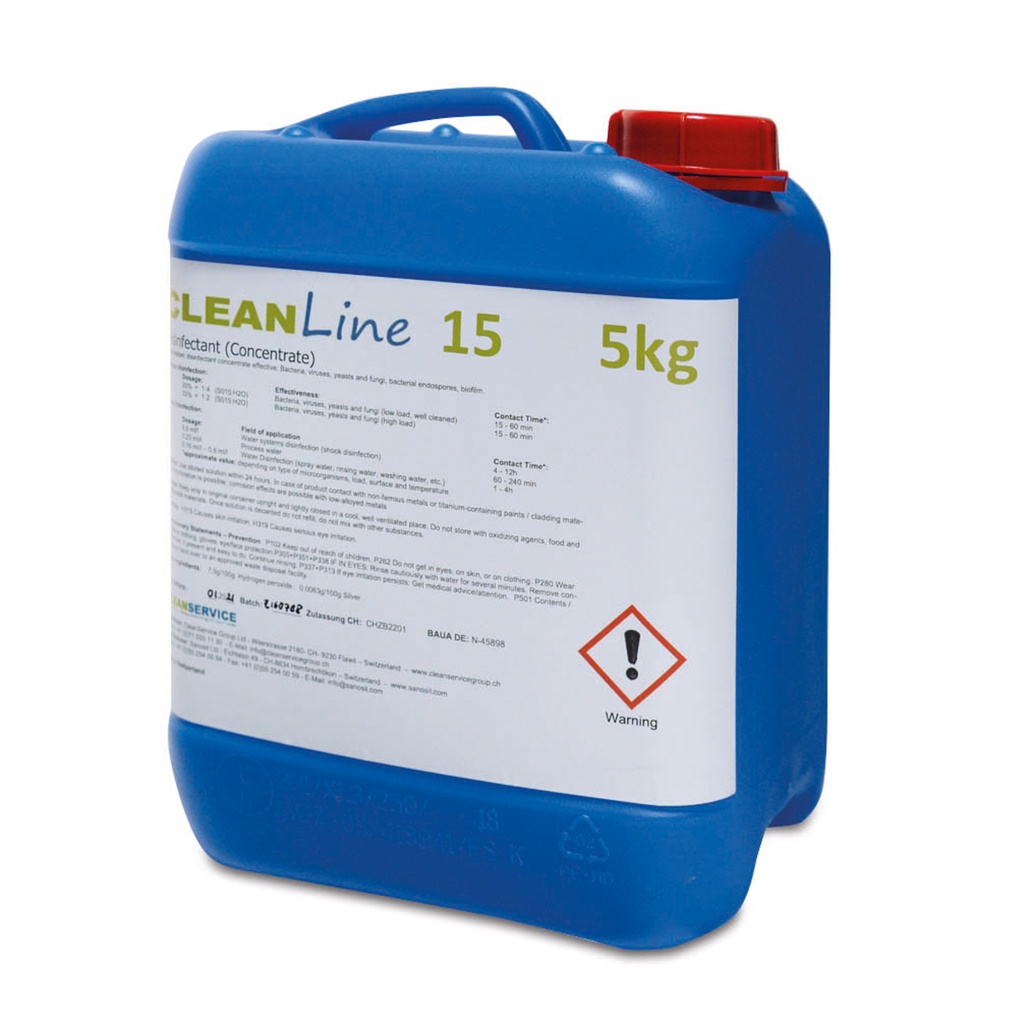 Cleanline 15 Desinfectiemiddel 5l container