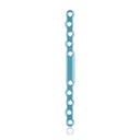 Eickloxx S-type botplaat 10- gats 118 x 8 x 3.2mm, titaniumium, geel 