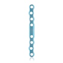 Eickloxx S-type botplaat 8- gats 88 x 8 x 3.2mm, titaniumium, geel 