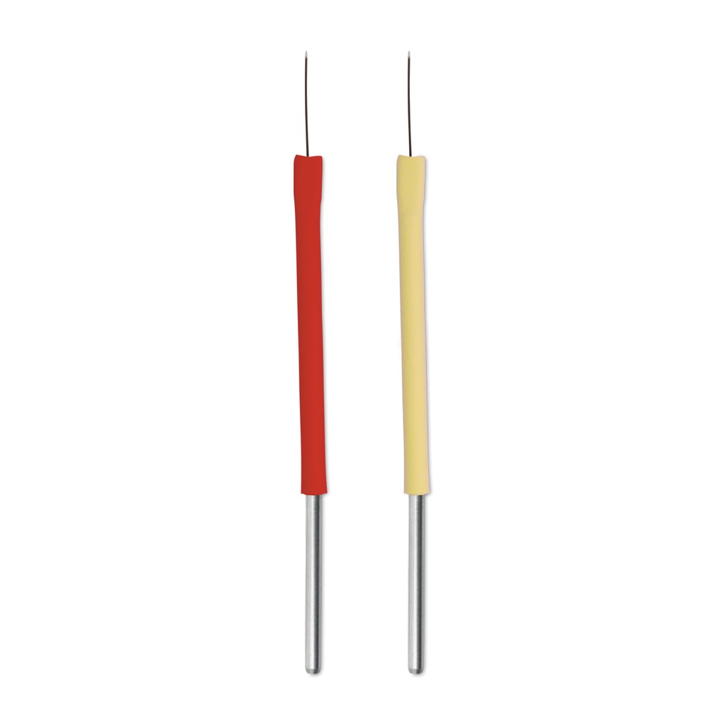 epileernaald D7, set met 2 stuks (grootte:004/007/009), schacht met teflon