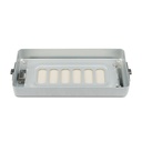 [500604] Bodemdeel voor container geperforeerd, 300 x 140 x 40 mm grijs