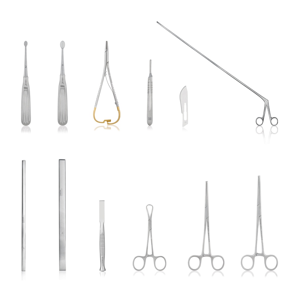 Flap-Set voor trepanatie van de schedel  