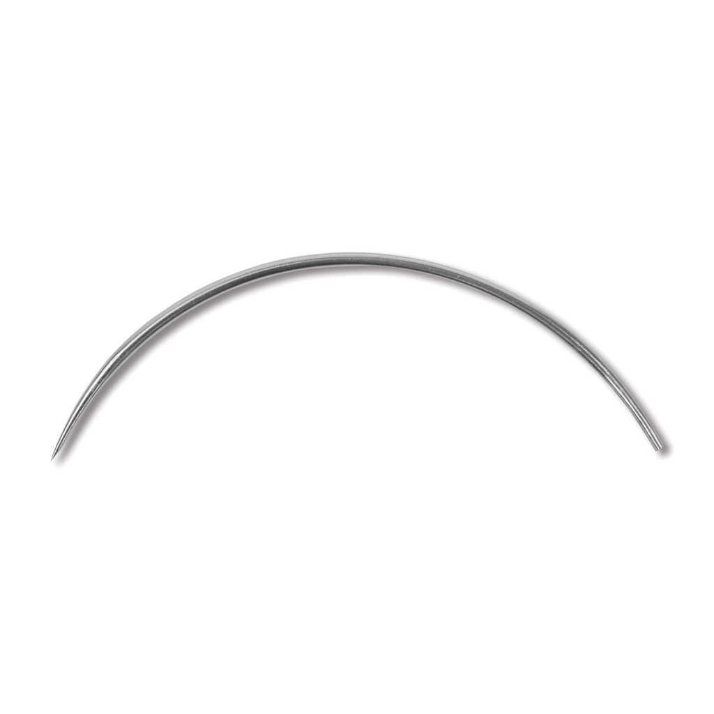 Hechtnaalden, chirurgisch, maat 8, ronde naald, 3/8 rond , 12 stuks 
