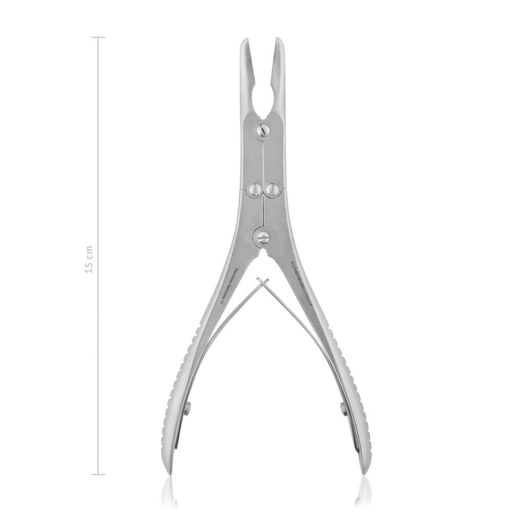 Rongeur Böhler, 15 cm, gebogen 