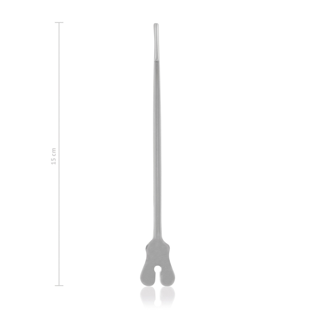 holle sonde met knop, 15 cm  