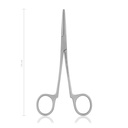 autorie-klem, 14 cm, voor haarverwijderen uit oor zonder sluiting 