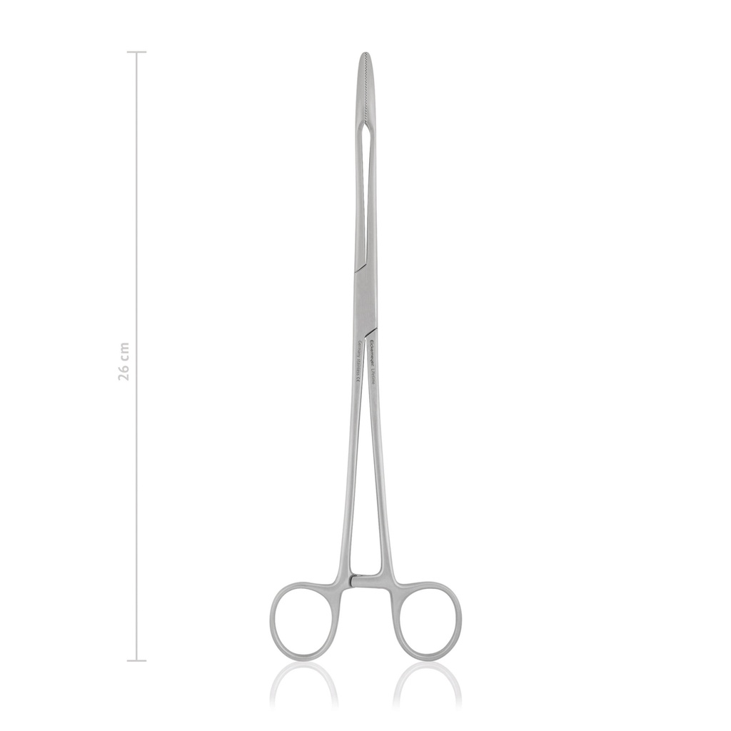 koorn- en wattandtang MAIER, 26 cm, recht met sluiting 