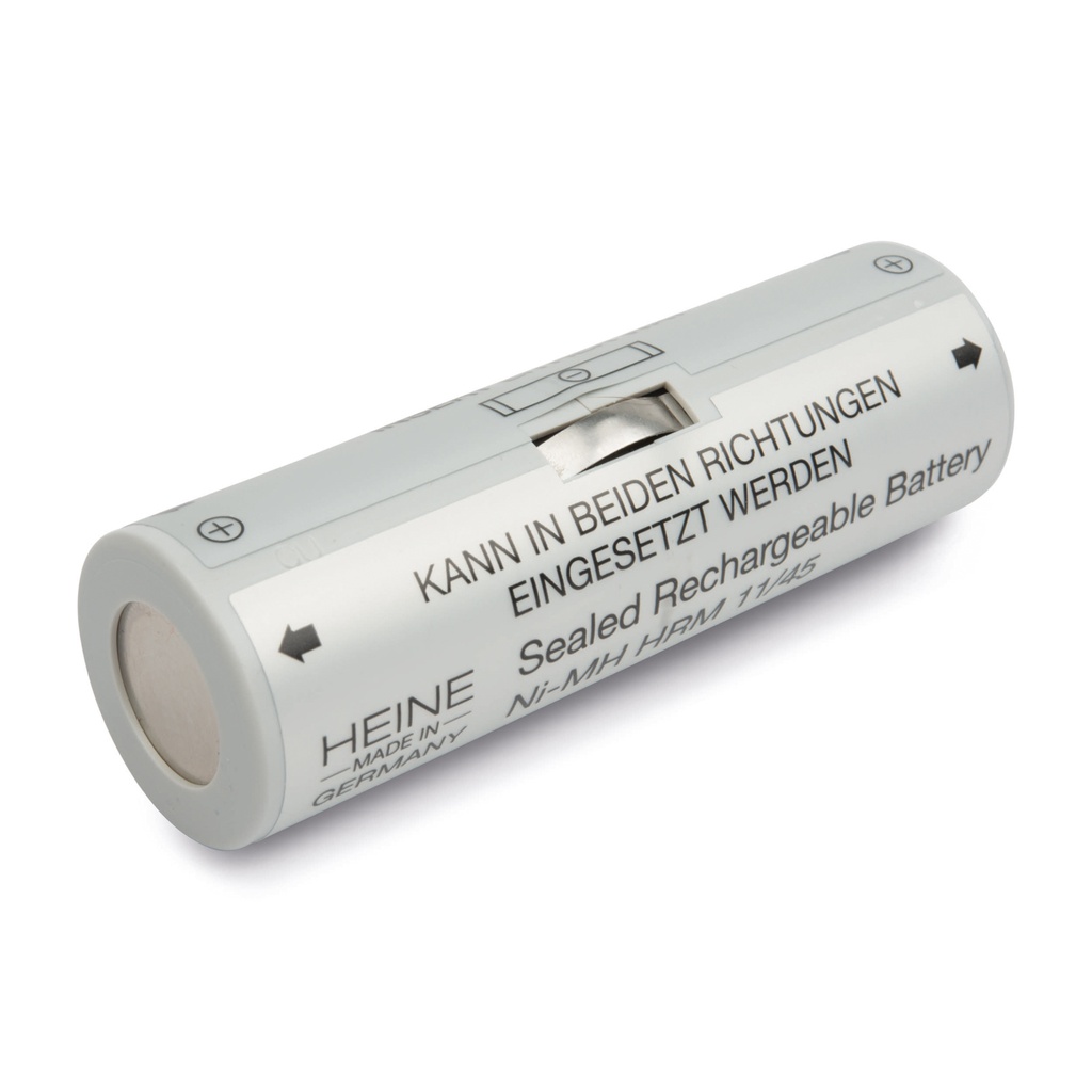 HEINE NiMH oplaadbare batterij voor de nieuwe BETA NT 3,5 V oplaadhandgreep, X-002.99.315. Opvolger van X-002.99.382 / X-002.99.380. Geschikt voor HEINE BETA NT, BETA R, BETA TR oplaadhandgrepen en voor standaard F.O. laryngoscoophandgrepen.