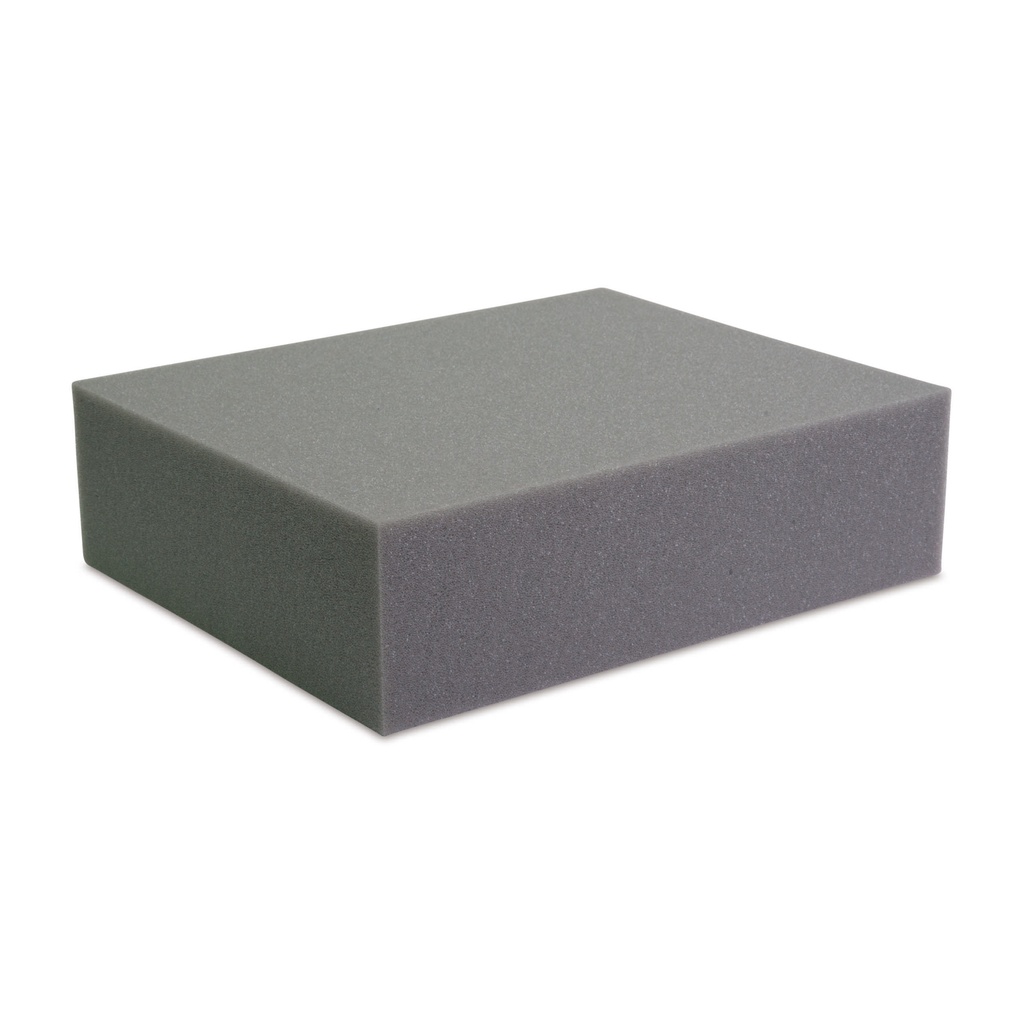 positioneringshulp van schuimrubber, rechthoekig kussen, L = 25, B = 20, H = 7 cm