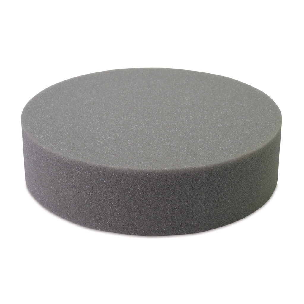 positioneringshulp van schuimrubber, rond kussen D = 20, H = 5 cm 