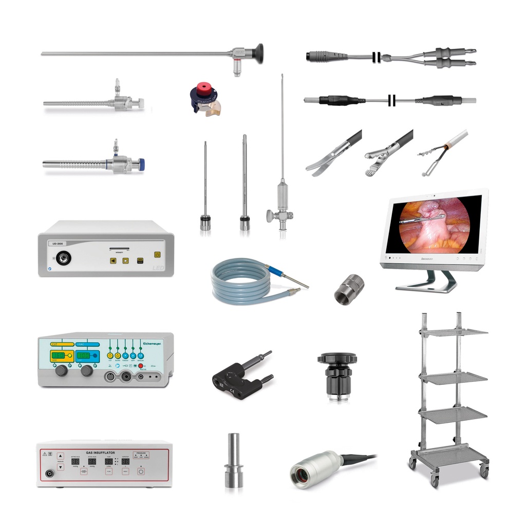 laparoscopie-set Basic, 23-delig, bestaat uit: 