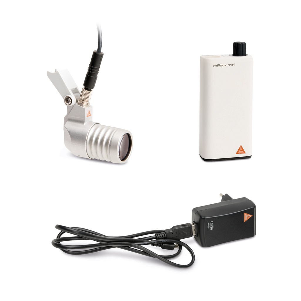 loeplamp 2 met mPack mini en E4-USB voeding voor i-View loepdrager (HR/HRP)