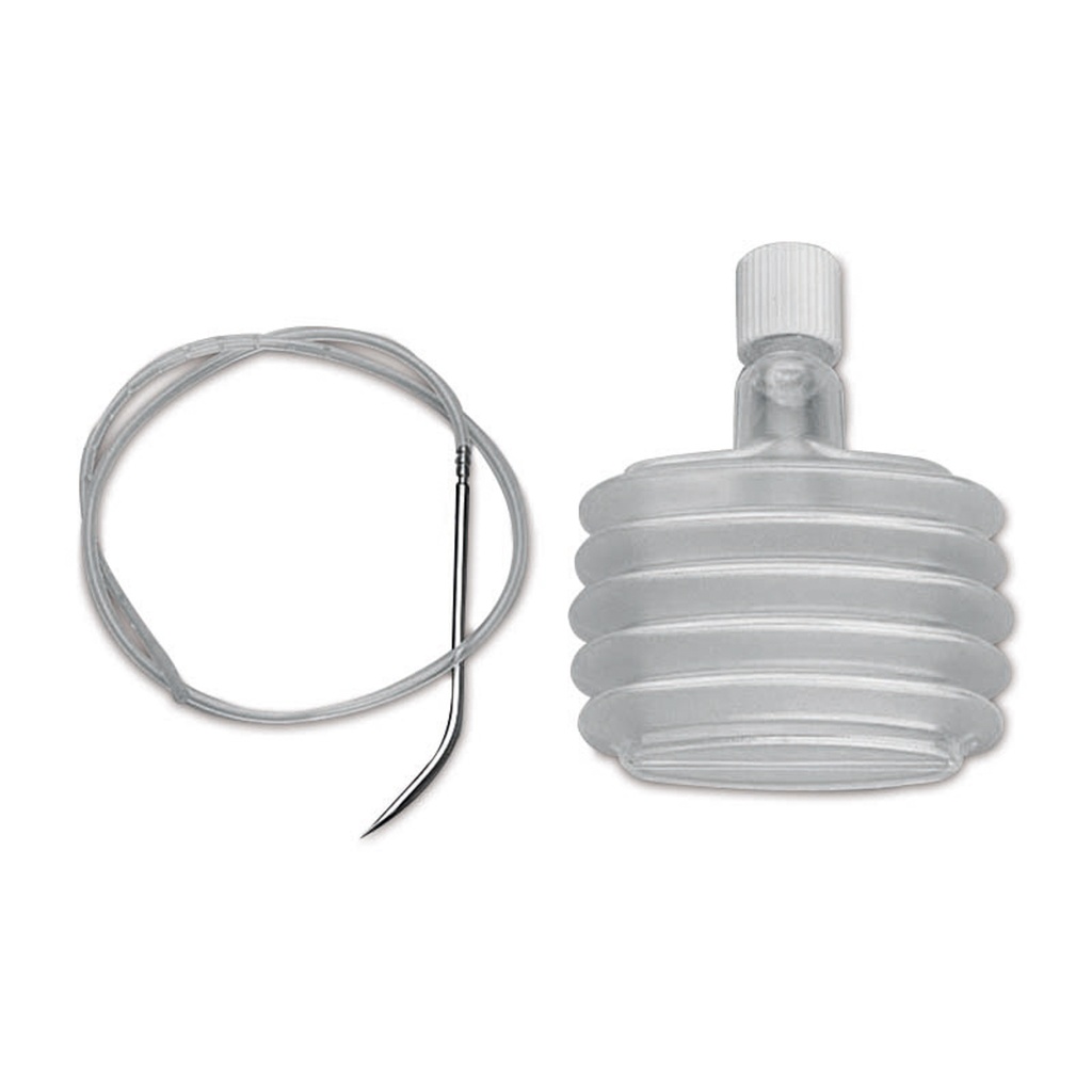 [456006] mini-redovac, CH 6, d = 2 mm, bestaande uit blaasbalg 20 ml, drain en naald 