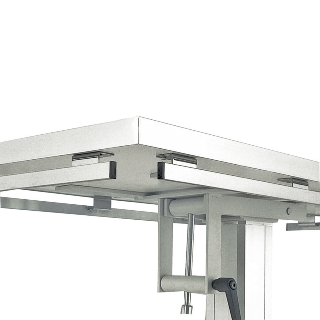 Railsysteem voor operatie-tafels overlangs, l = 120 cm