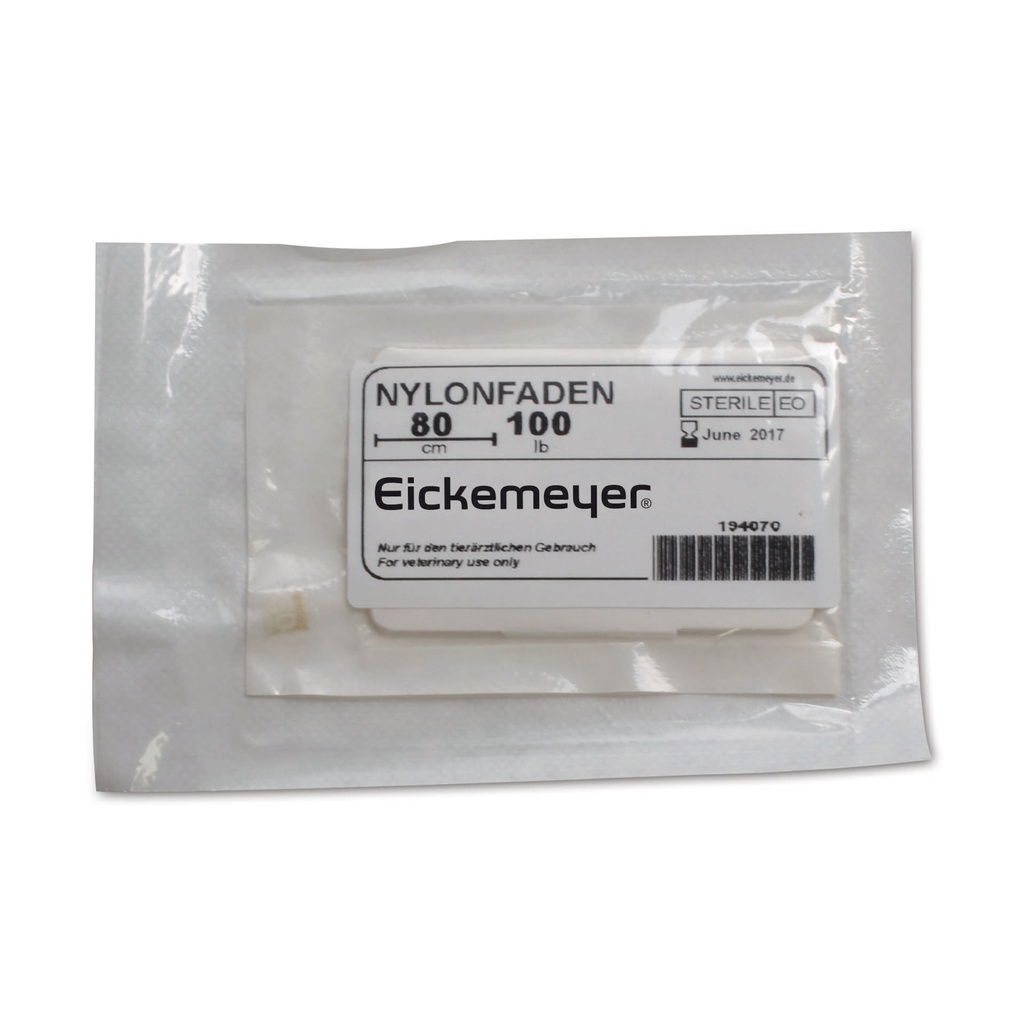 nylon-draad 100lb, lengte 800 mm, steriel verpakt (voor 194050) 