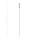 oorsonde, 14,5 cm  