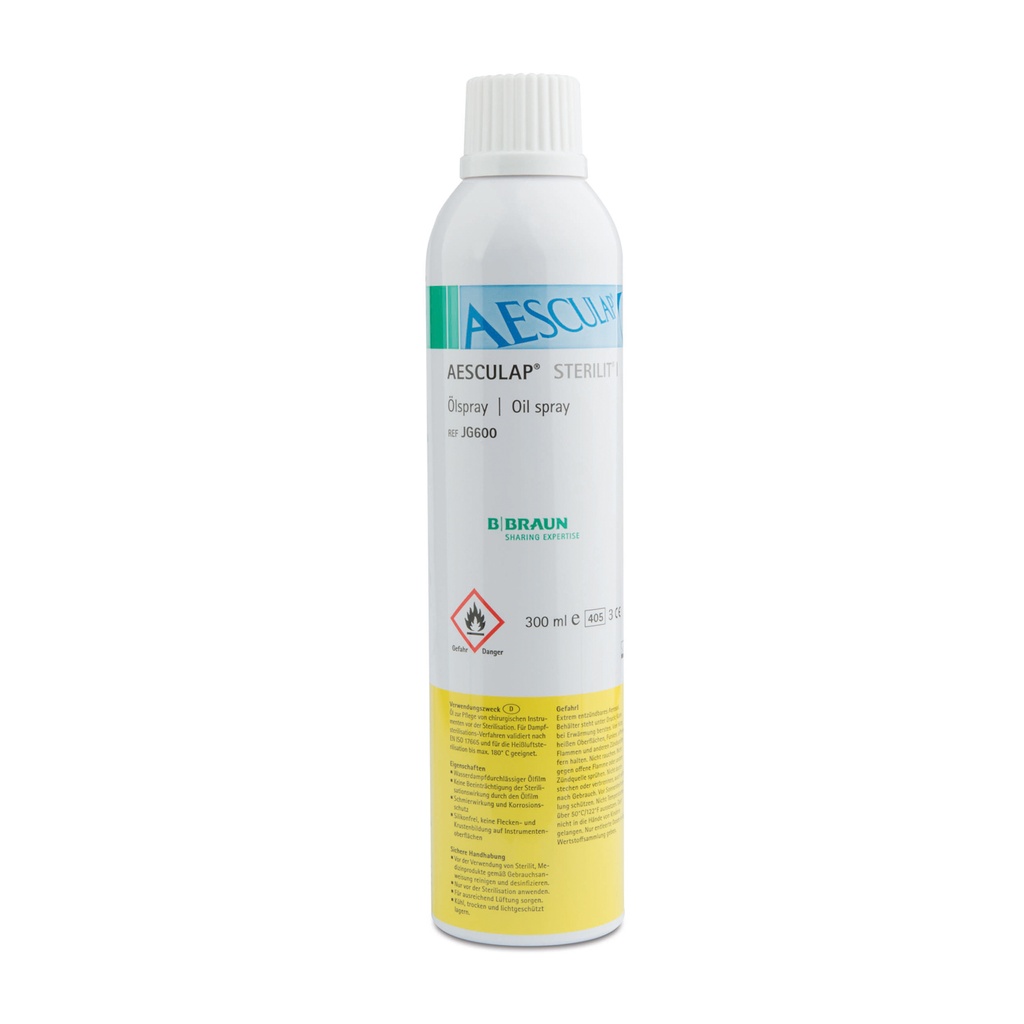 [563706] Instrumenten oliespray, te gebruiken vóór sterilisatie, JG-600