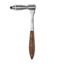 reflexhamer Traube, 19 cm, 190 g, met houten greep 
