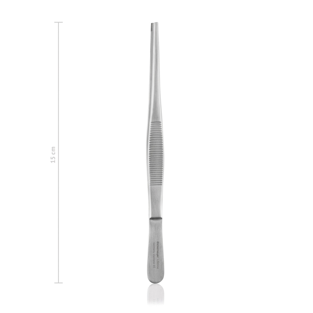 pincet Brown, 15 cm met dubbelzijdige tanden 