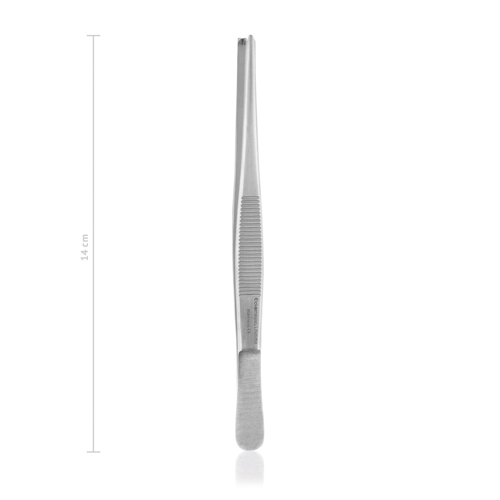 pincet chirurgisch, economy, 1x2 tanden, 14 cm 