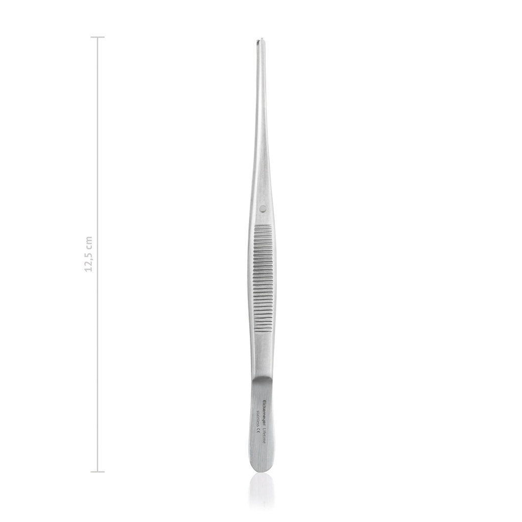 pincet Semken, chir.,12,5 cm, 1x2 tanden  
