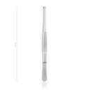 pincet, chirurgisch, 16 cm, 2x3 tanden, zwaar model 