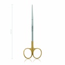 [116414] Prepareerschaar Metzenbaum-Fino met TC recht 14,5 cm